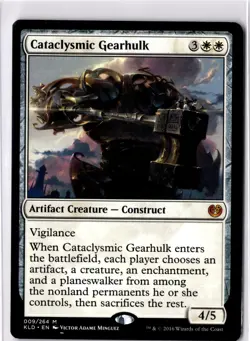 Cataclysmic Gearhulk LP/NM* Kaladesh ENGLISH 009/264 mtg -UnltdCards - Image 1
