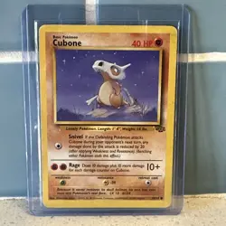 Pokemon WOTC Cubone Card 50/64 ■ Jungle Set ■ BUY IT NOW 🔥 VINTAGE LOOK - Image 2