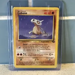 Pokemon WOTC Cubone Card 50/64 ■ Jungle Set ■ BUY IT NOW 🔥 VINTAGE LOOK - Image 4