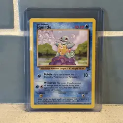 SQUIRTLE - #93/130 - Base Set 2 - Pokemon Card - LP - Non Holo - Vintage! LOOK! - Image 3