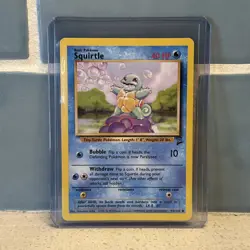 SQUIRTLE - #93/130 - Base Set 2 - Pokemon Card - LP - Non Holo - Vintage! LOOK! - Image 4