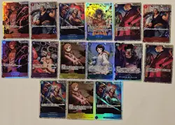 One Piece Japanese OP09 160 Card Lot SR,R,L See Pics All cards NM or Better - Image 1