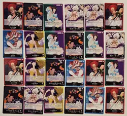 One Piece Japanese OP09 160 Card Lot SR,R,L See Pics All cards NM or Better - Image 4
