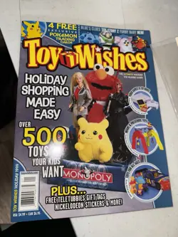 Holiday 1999 Toy Wishes Magazine W/ Pokemon Cards Insert Pikachu Wigglytuff Nice - Image 1