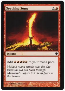 Seething Song 2010 Archenemy Red Common Instant MTG NM AZ1 - Image 1