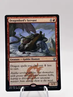 Dragonlord's Servant 138/264 Tarkir Dragonfury Promo DTK MTG LP - Image 1