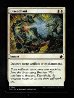 4x Disenchant-Magic the Gathering-MTG-Foundations-Near Mint-4x - Image 1