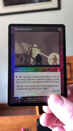 MTG - Metal Worker - FOIL - Urza's Legacy - Artist Alt - READ - WATCH VIDEO!!!! - Image 2