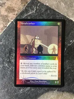 MTG - Metal Worker - FOIL - Urza's Legacy - Artist Alt - READ - WATCH VIDEO!!!! - Image 3