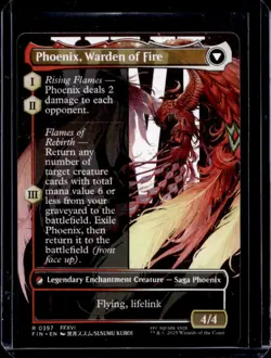 2025 Magic Final Fantasy Joshua Phoenix's Dominant Phoenix Foil #0397 - Image 2