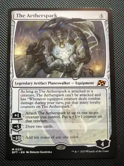 1x The Aetherspark, NM, Aetherdrift (DFT), Magic: the Gathering, MtG - Image 1