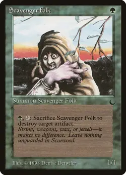 MTG Scavenger Folk ** The Dark ** English (NM) - Image 1