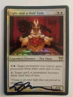 Magic The Gathering - 1x Signed Foil Eight-and-a-Half-Tales (mtg) CoK - Image 1