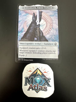 2021 MTG Dungeons and Dragons AFR Tokens #2 Icingdeath, Frost Tongue - Image 2