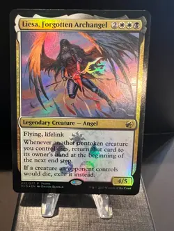 MTG **MEDIA PROMO FOIL**Liesa, Forgotten Archangel Set:MID #232 - Image 1