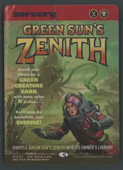 Green Sun's Zenith - (Showcase) Edge of Eternities Special Guests Foil - 0127 - Image 1