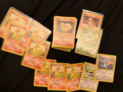 250+ Vintage Bulk Pokemon Cards- Base Set, Jungle, Fossil, Neo, Rocket, Base 2 - Image 1
