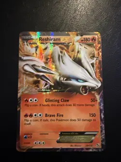 Pokemon TCG Reshiram EX Holo Ultra Rare Card 29/113 Legendary Treasures - Image 1
