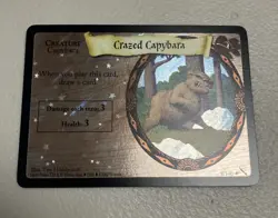 Harry Potter TCG Crazed Capybara 8/140 Chamber of Secrets Foil Holo Card Wizards - Image 2