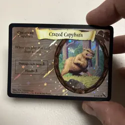 Harry Potter TCG Crazed Capybara 8/140 Chamber of Secrets Foil Holo Card Wizards - Image 3