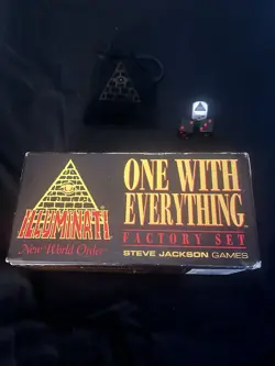 ILLUMINATI INWO 1995 New World Order 419 Cards (with Instructions + Dice) - Image 1