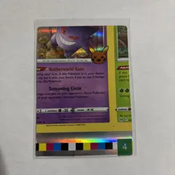 Pokemon Card - Gengar Error Miscut NFC Trick or Trade 062/193 Holo Rare - Image 1