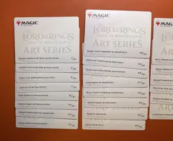 Magic the Gathering Lord of the Rings - (27) Card "Art Series" - NO DUPES - Image 5