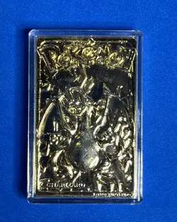 1999 Burger King Pokemon "Charizard" 23k Gold Plated Card w/Poke Ball & COA! - Image 4
