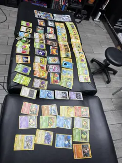 65+ pokemon cards lot bulk Popular Pokemon Topps Base Set Jumbo Mid Era Rocket - Image 1