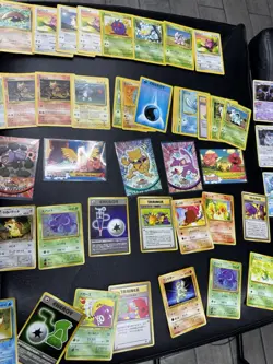 65+ pokemon cards lot bulk Popular Pokemon Topps Base Set Jumbo Mid Era Rocket - Image 4