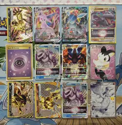 Pokemon Card Full Art Alt Art Fire Snowflake Glaceon Etc Espeon Reshiram - Image 1