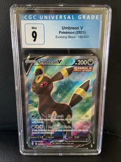 Pokemon Umbreon v Full Art Card 188/203 - Image 1