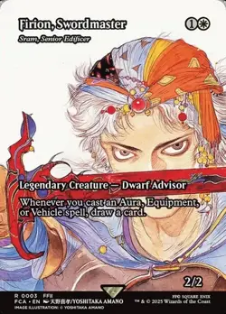 Sram, Senior Edificer "Firion, Swordmaster" - Foil Showcase FCA LP MTG - Image 1