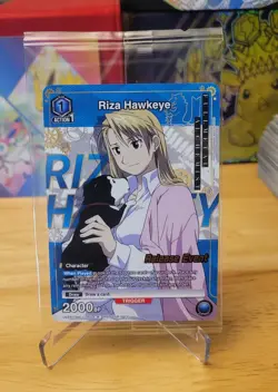 Riza Hawkeye Release Event Card Sealed R FMA-1-050 Union Arena - Image 1