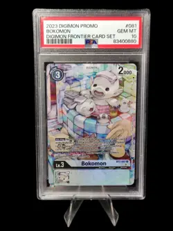 Digimon Card Game Frontier Set Alternative Art BT7-071 Bokomon PSA 10 - Image 1