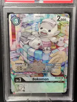 Digimon Card Game Frontier Set Alternative Art BT7-071 Bokomon PSA 10 - Image 2