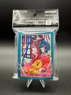 One Piece Card Game Sleeve Kozuki Hiyori Official 70 Count Japan BANDAI New - Image 1