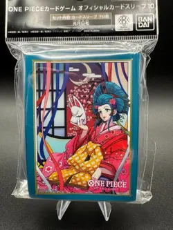 One Piece Card Game Sleeve Kozuki Hiyori Official 70 Count Japan BANDAI New - Image 3