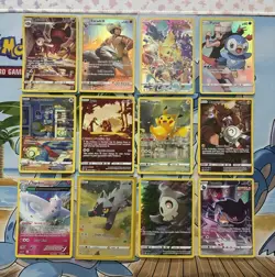 Pokemon Card Full Art Alt Art Fire Pikachu Piplup - Image 1