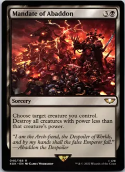Mandate of Abaddon: Warhammer 40K Commander Decks - Image 1