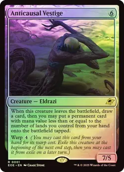 Anticausal Vestige - FOIL - Edge of Eternities EOE - 0001 - MTG Magic - Image 1