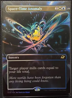MTG Edge Of Eternities Space-Time Anomaly Borderless Foil (Rare) - Image 1