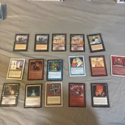 Magic The Gathering Rare Vintage Card Lot 1995-2000 - Image 1