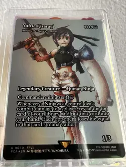 MTG Final Fantasy Through the Ages, Yuffie Kisaragi - Borderless Foil - Image 1