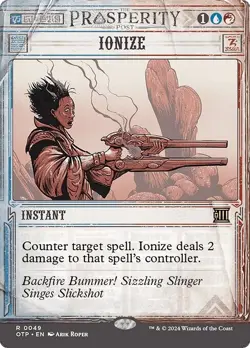 IONIZE mtg NM-M Breaking News 1 Rare - Image 1