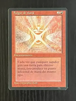 MTG MAGIC FBB Foreign Black Border Spanish Mana Flare NM - Image 1