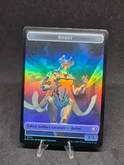 MTG Sliver 0001/ Robot 0010 Edge of Eternities Token Foil NM - Image 2