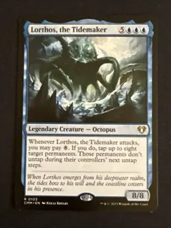 1x Lorthos, the Tidemaker (103) Commander Masters LP MTG Magic the Gathering x1 - Image 1