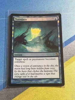 Magic the Gathering MTG Time Spiral MOONLACE Foil - Image 1