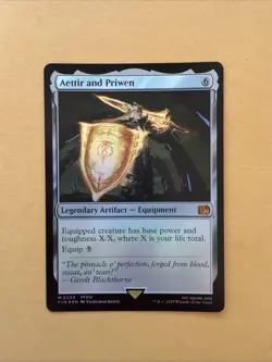 2025 Magic The Gathering MTG Final Fantasy Aettir And Priwen Foil #0253 - Image 1